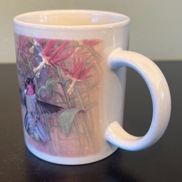 Vintage THIRSTYSTONE Hummingbird WINGED JEWEL Poem Mug ~ Christopher Griffins - Picture 7 of 11